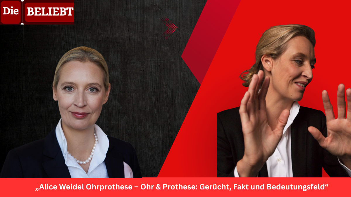 Alice Weidel Ohrprothese