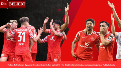 Ticker: Teilnehmer: Dynamo Dresden Gegen 1. Fsv Mainz 05