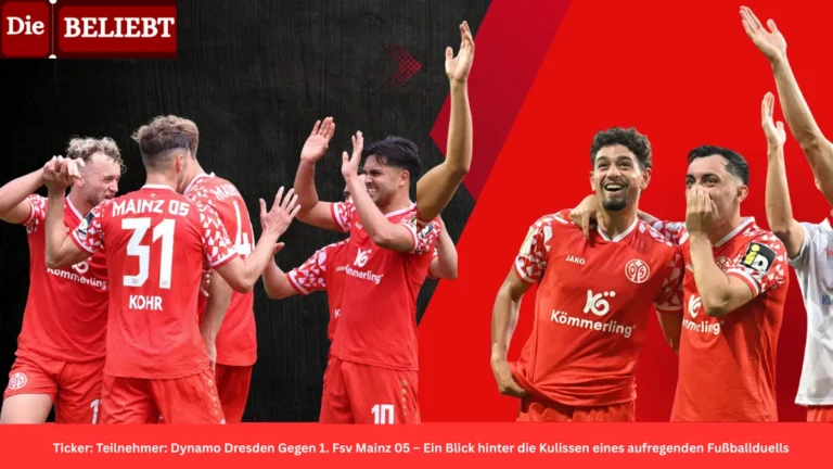Ticker: Teilnehmer: Dynamo Dresden Gegen 1. Fsv Mainz 05