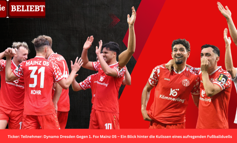 Ticker: Teilnehmer: Dynamo Dresden Gegen 1. Fsv Mainz 05