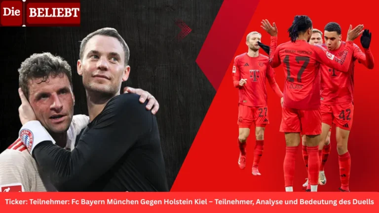 Ticker: Teilnehmer: Fc Bayern München Gegen Holstein Kiel
