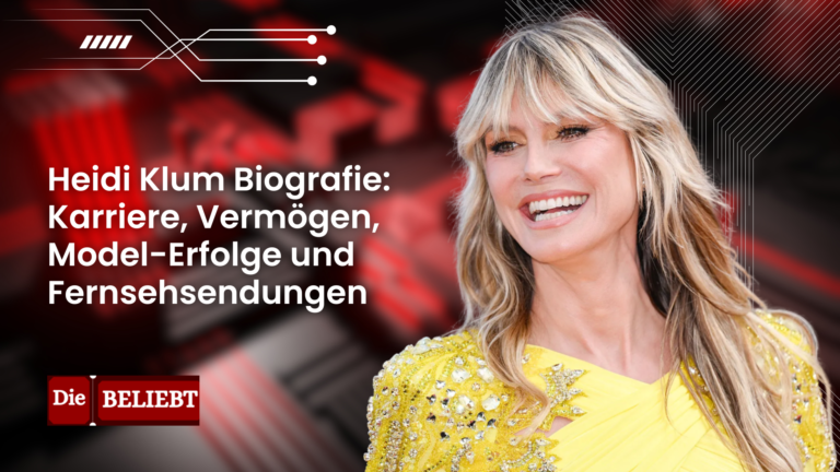 Heidi Klum Biografie: Karriere, Vermögen, Model-Erfolge und Fernsehsendungen Heidi Klum Biografie
